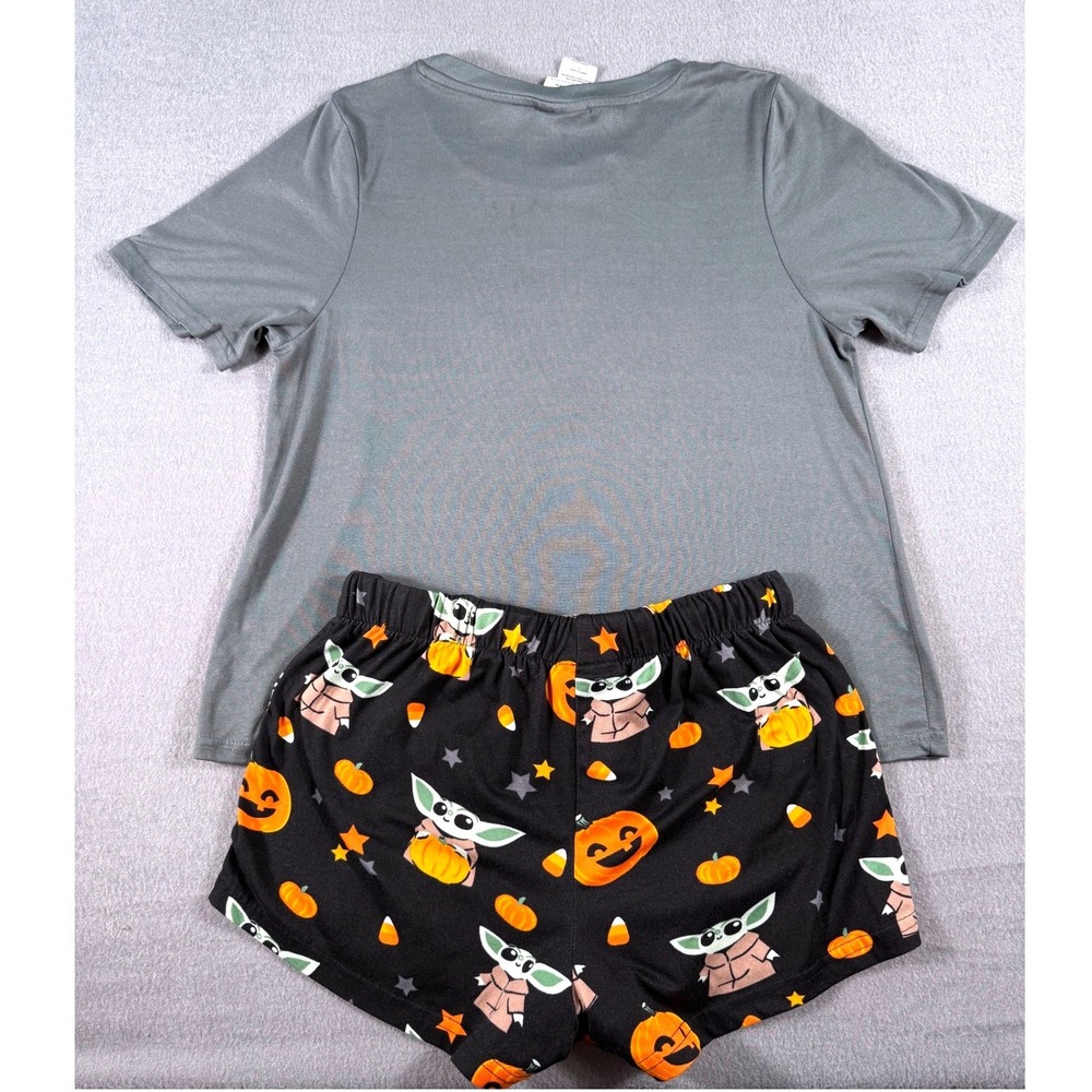 Star Wars Grogu Pajama Set Too Cute To Spook Halloween Sleepwear S Lucas Film - Picture 2 of 8